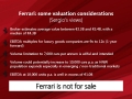 Ferrari Investor Presentation 2014