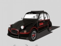 Citroen 2CV Batmobile