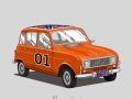 Renault 4 Dukes of Hazzard