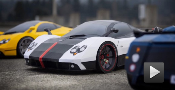 Pagani Zonda – arte en papel que tu mismo puedes hacer