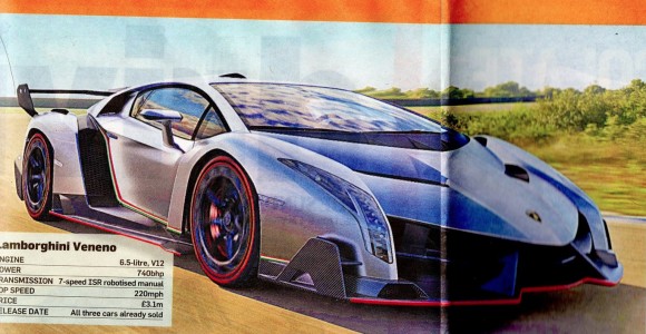 Primeras imagenes e información del Lamborghini Veneno